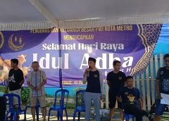 Idul Adha 1446 H, PWI Kota Metro Sembelih Hewan Kurban Salurkan ke Masyarakat