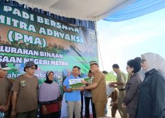 Sinergi Kuat Pemkot dan Adyaksa: Wali Kota Metro Pimpin Gerakan Tanam Padi PMA, Perkuat Ketahanan Pangan dan Kesejahteraan Petani